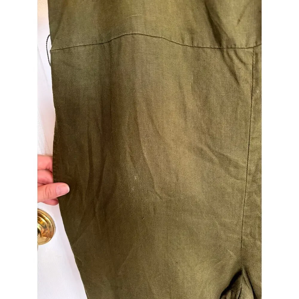 Quince 100% European Linen Square Neck Size S
